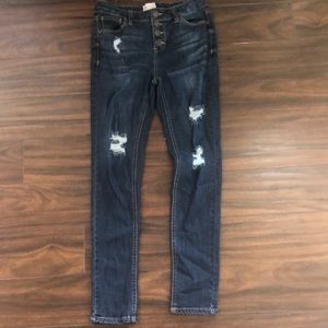 Girls SO ripped jeans